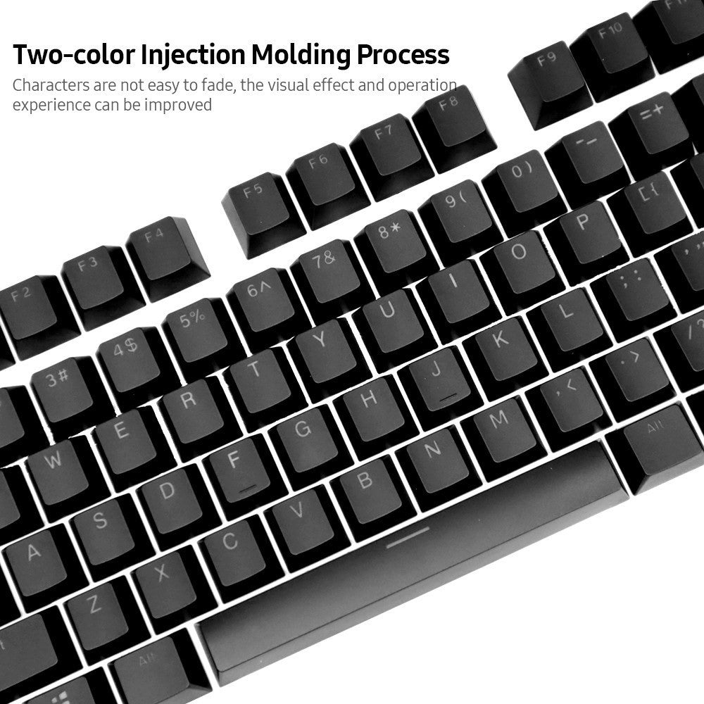 For Mechanical Keyboard 104 Keys Injection Molding PBT Keycap Set