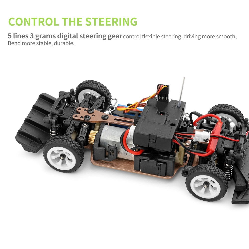 WLTOYS 284131 1/28 Short Truck Car 2.4GHz RC Race Car 4-Wheel-Drive 30km/h High Speed
