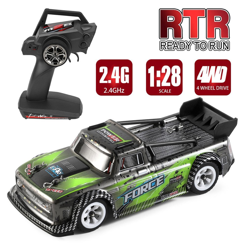 WLTOYS 284131 1/28 Short Truck Car 2.4GHz RC Race Car 4-Wheel-Drive 30km/h High Speed