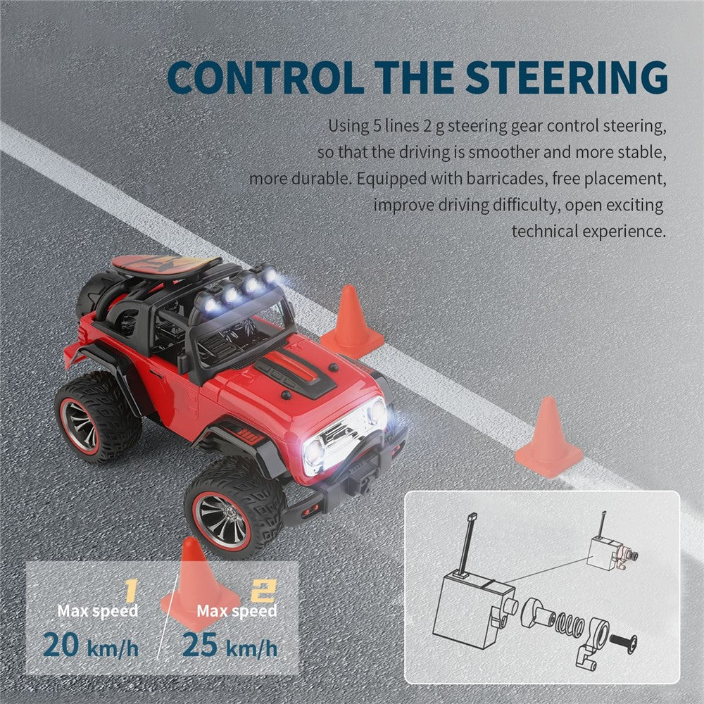 WLTOYS 322221 2.4GHz Off-Road RC Car 1/32 Racing Car Remote Control 25km/h RTR