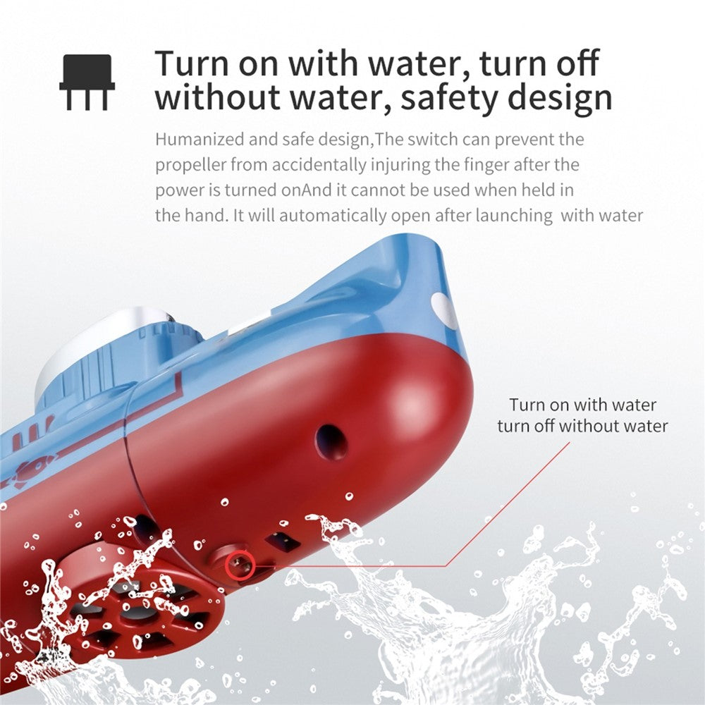 Mini RC Submarine Remote Control Boat Waterproof Diving Toy