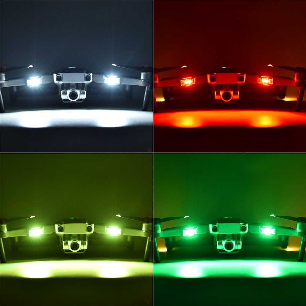 For DJI FPV/Mini 2/Mavic Air 2/Mavic Mini Drone Strobe LED Light 4 Colors Lamp Rechargeable Drone Light