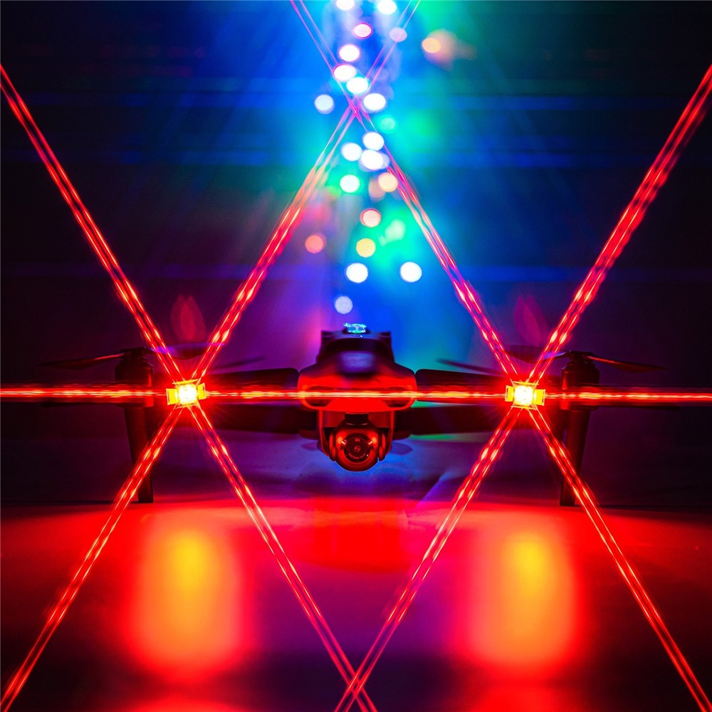For DJI FPV/Mini 2/Mavic Air 2/Mavic Mini Drone Strobe LED Light 4 Colors Lamp Rechargeable Drone Light