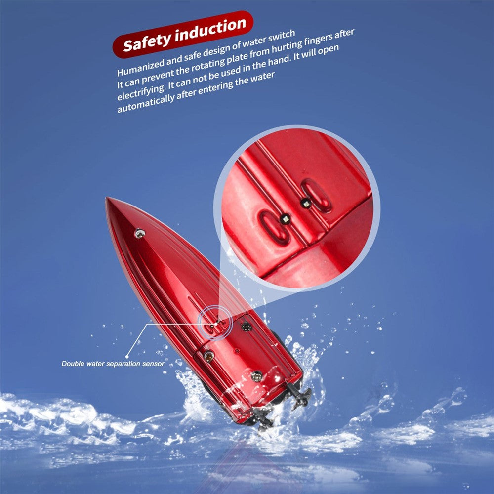 2.4GHz Mini RC Boat Remote Control Boat Waterproof RC Toy Kids Gift