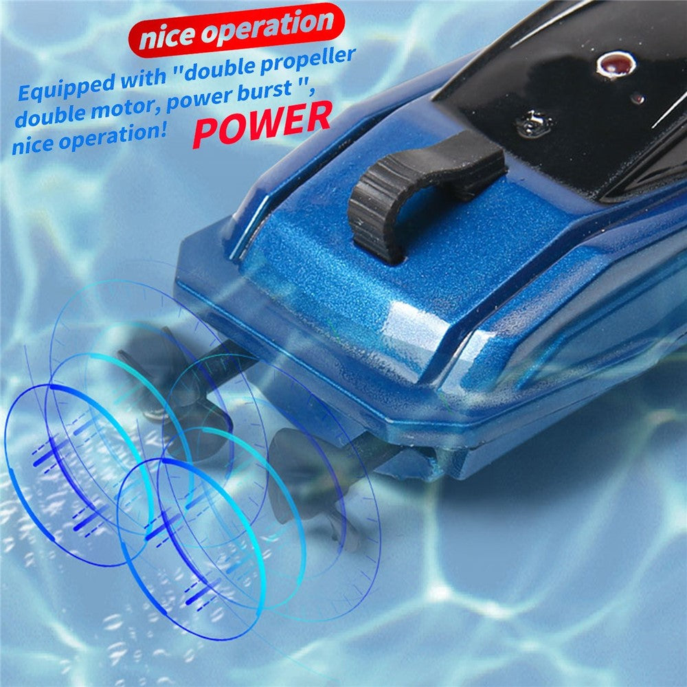 2.4GHz Mini RC Boat Remote Control Boat Waterproof RC Toy Kids Gift