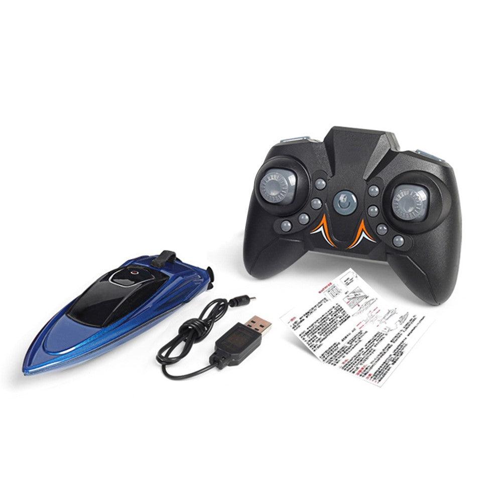 2.4GHz Mini RC Boat Remote Control Boat Waterproof RC Toy Kids Gift