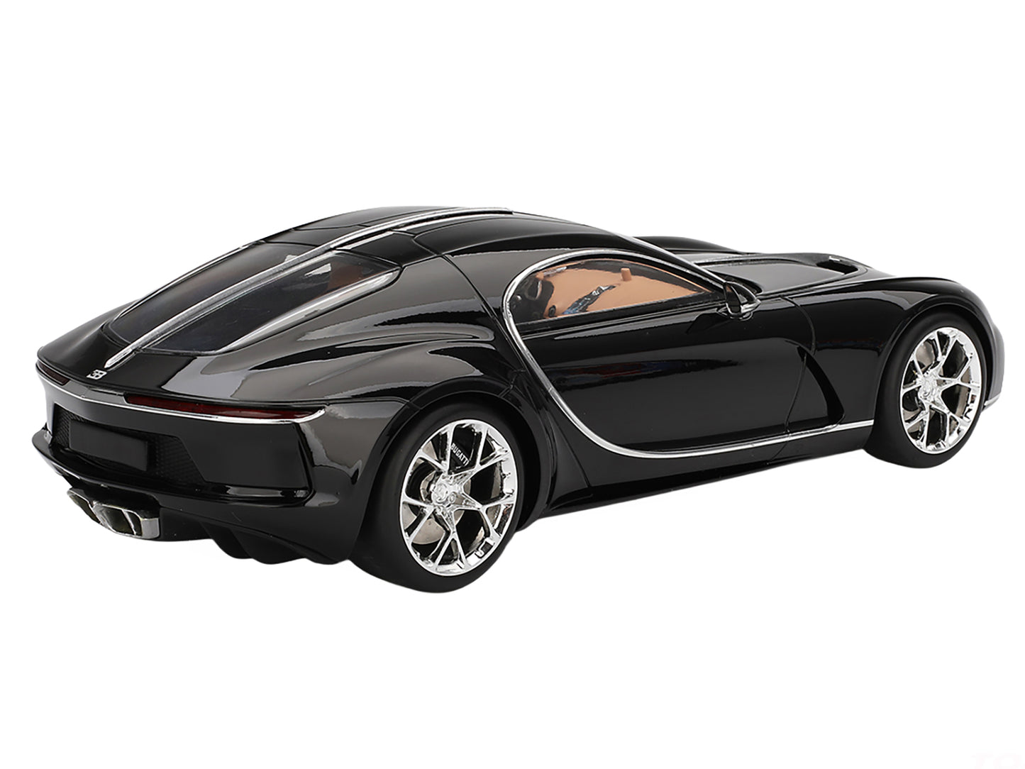 Bugatti Atlantic Concept Nocturne Black 1/18 Model Car by Top Speed