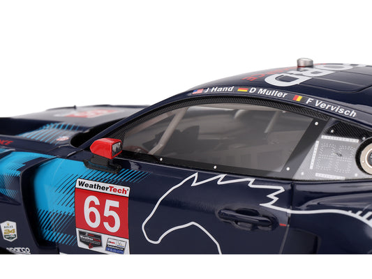 Ford Mustang GT3 #65 Joey Hand - Dirk Muller - Frederic Vervisch "Ford Multimatic Motorsports" IMSA "24 Hours of Daytona" (2024) 1/18 Model Car by Top Speed