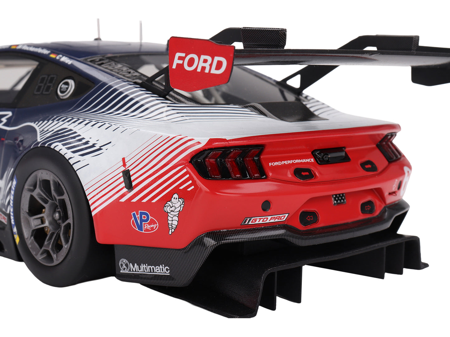 Ford Mustang GT3 #64 Christopher Mies - Mike Rockenfeller - Harry Tincknell "Ford Multimatic Motorsports" "24 Hours of Daytona" (2024) 1/18 Model Car by Top Speed