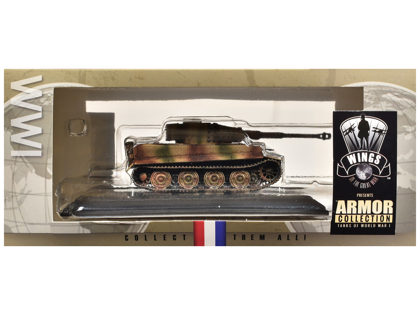 Germany Tiger I Tank "007" German Army "Armor Collection" Series 1/72 Model by Wings of the Great War