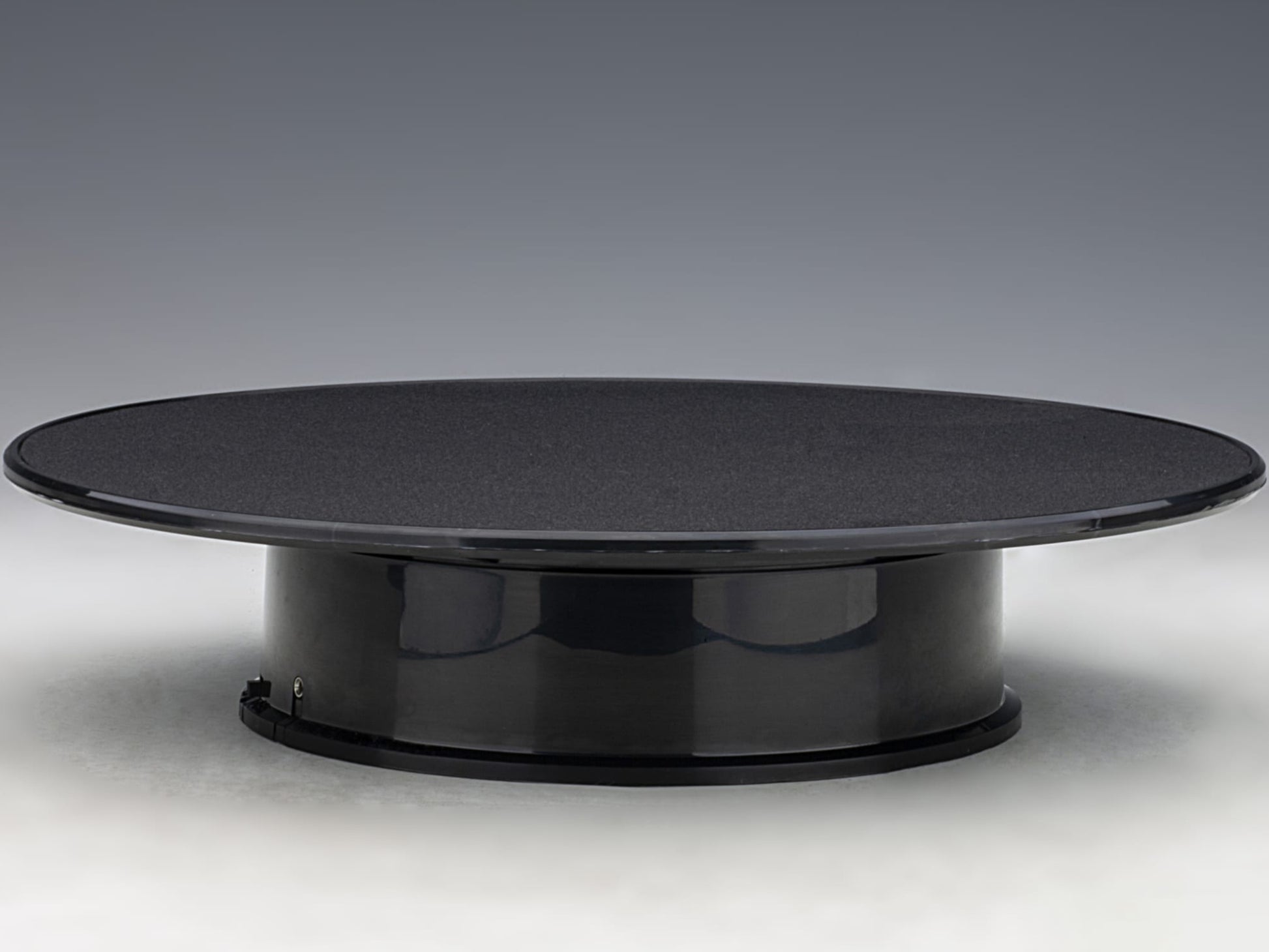 Rotary Display Turntable Stand Medium 10 Inches with Black Top for 1/64 1/43 1/32 1/24 1/18 Scale Models by Autoart