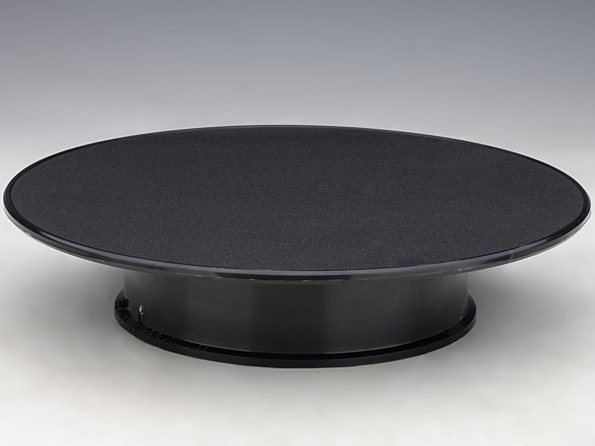 Rotary Display Turntable Stand Medium 10 Inches with Black Top for 1/64 1/43 1/32 1/24 1/18 Scale Models by Autoart