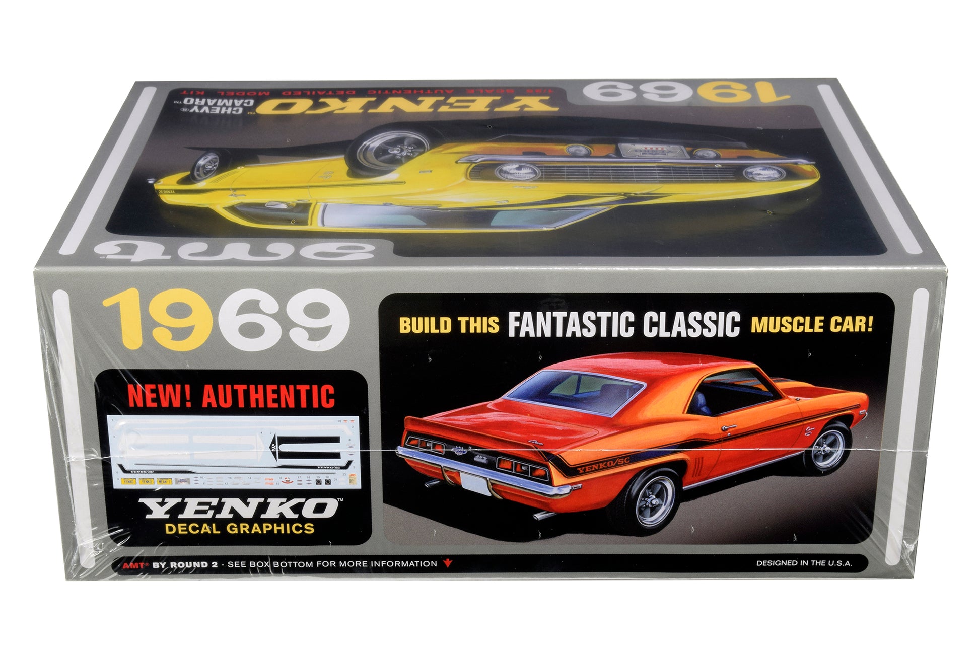 Skill 2 Model Kit 1969 Chevrolet Camaro Yenko 1/25 Scale Model by AMT