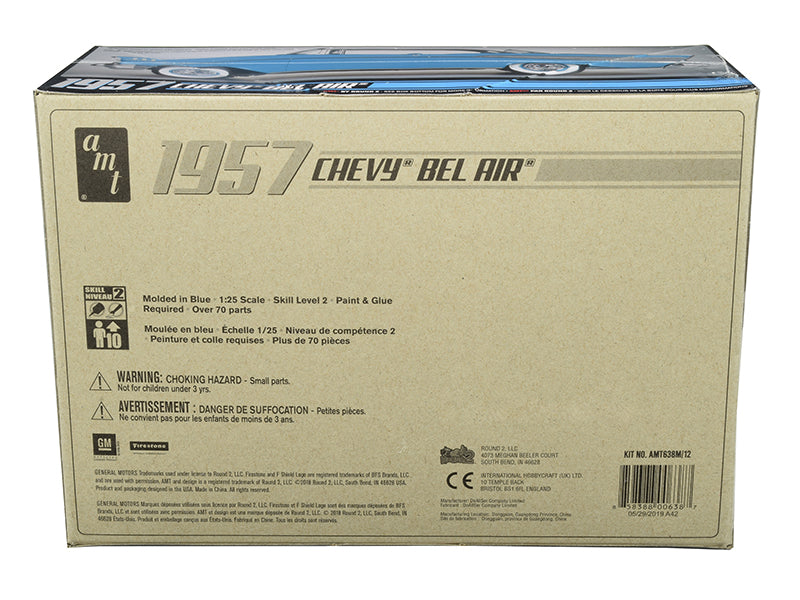 Skill 2 Model Kit 1957 Chevrolet Bel Air 1/25 Scale Model by AMT
