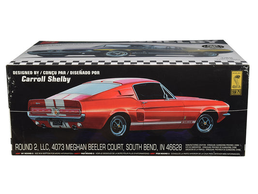 Skill 2 Model Kit 1967 Ford Mustang Shelby GT350 Black 1/25 Scale Model by AMT