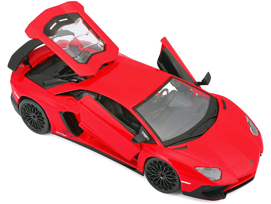 Lamborghini Aventador LP750-4 Red 1/24 Diecast Model Car by Bburago