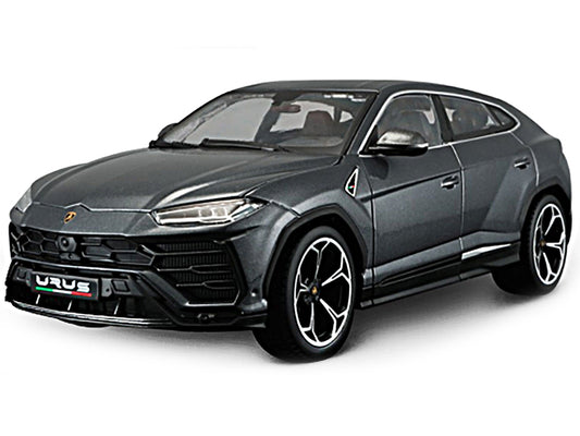 Lamborghini Urus Gray Metallic 1/18 Diecast Model Car by Bburago