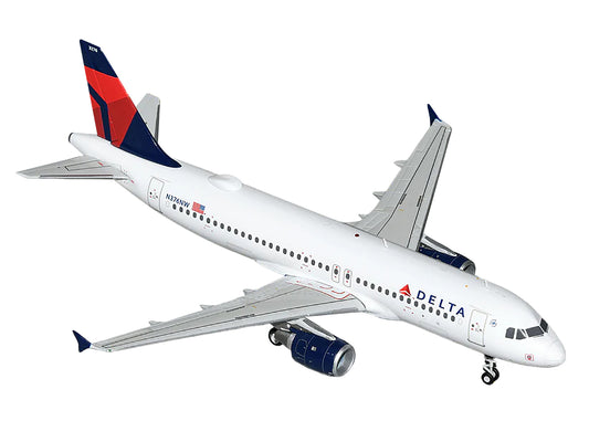 Airbus A320 Commercial Aircraft "Delta Air Lines" (N376NW) White with Red and Blue Tail "Gemini 200" Series 1/200 Diecast Model Airplane by GeminiJets