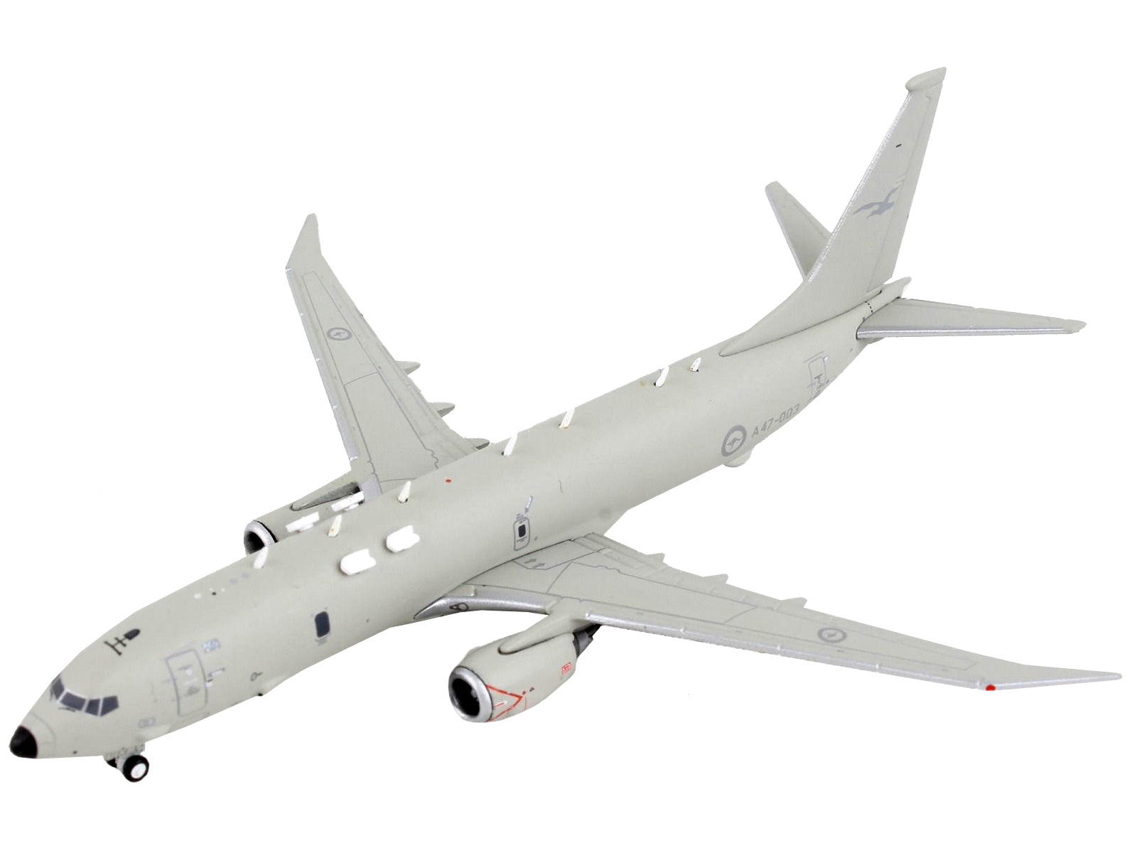 Boeing P-8 Poseidon Patrol Aircraft "Royal Australian Air Force" Gray "Gemini Macs" Series 1/400 Diecast Model Airplane by GeminiJets
