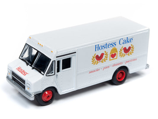 GMC Step Van White with "Hostess" Country Billboard "Johnny Lightning 50th Anniversary" 1/64 Diecast Model by Johnny Lightning