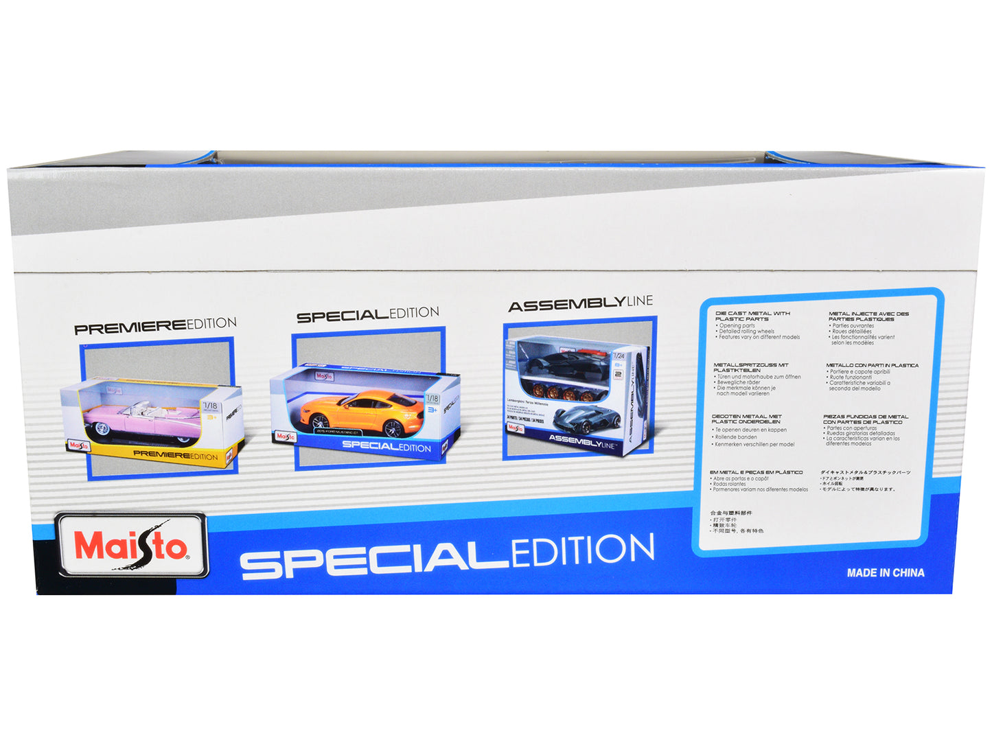 2015 Chevrolet Corvette Stingray C7 Z06 Blue Metallic 1/24 Diecast Model Car by Maisto