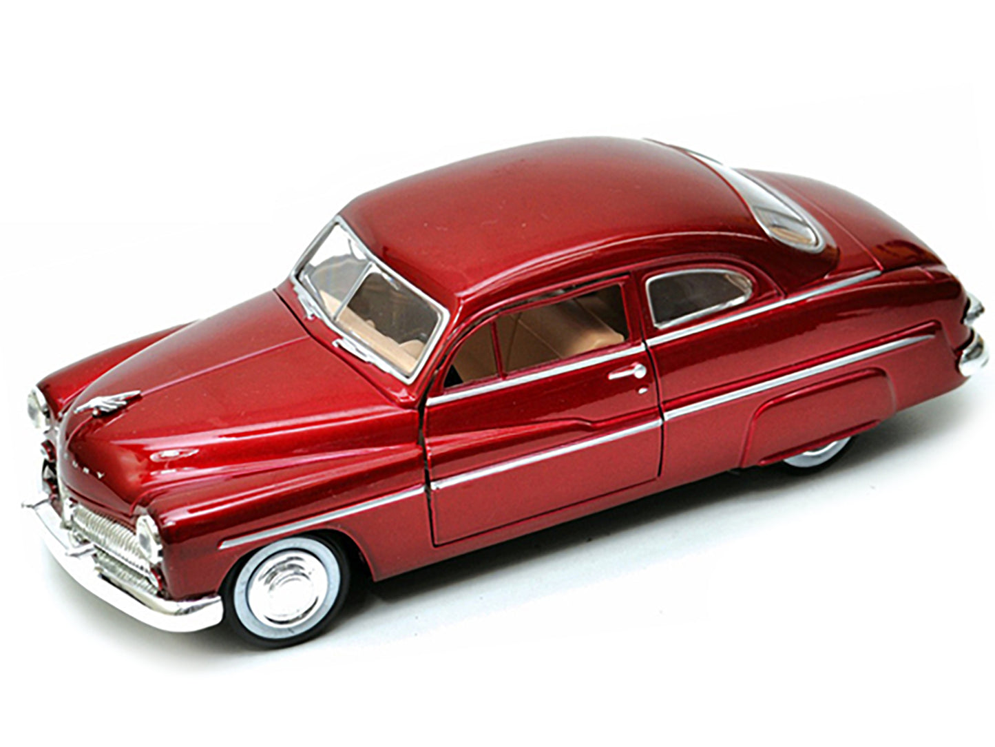 1949 Mercury Red 1/24 Diecast Model Car by Motormax