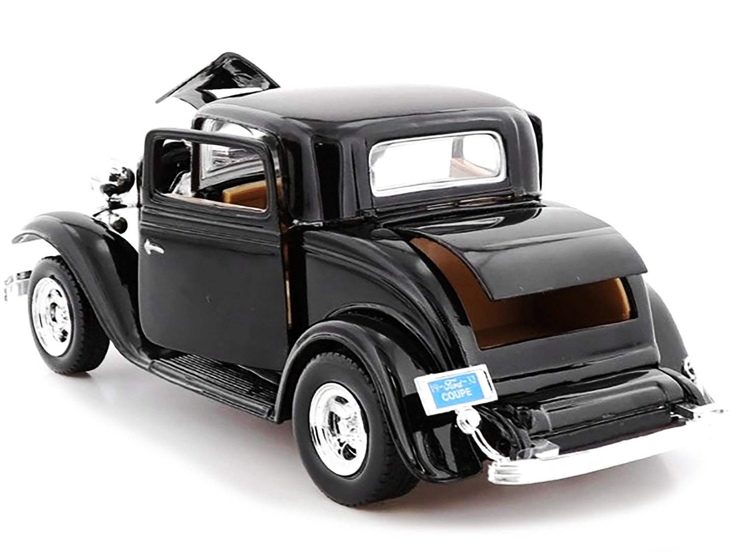 1932 Ford Coupe Black 1/24 Diecast Model Car by Motormax