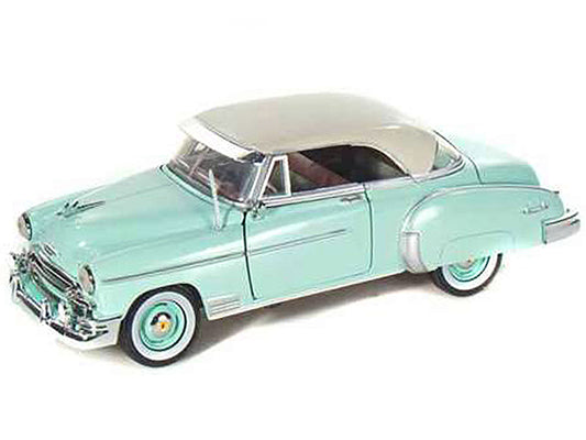 1950 Chevrolet Bel Air Green with Cream Top 1/24 Diecast Model Car by Motormax
