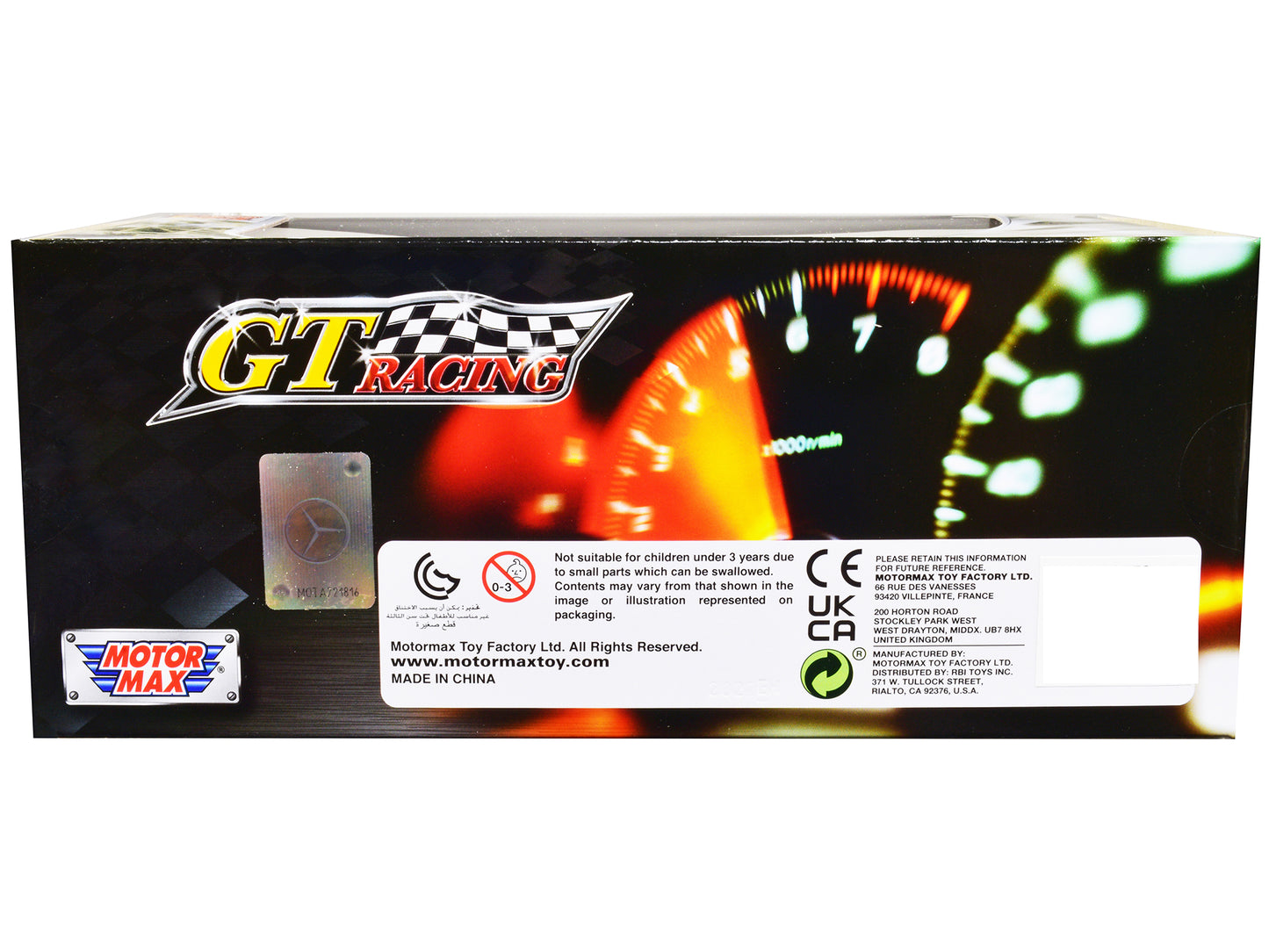 Mazda RX-8 #5 Green "GT Racing" Series 1/24 Diecast Model Car by Motormax