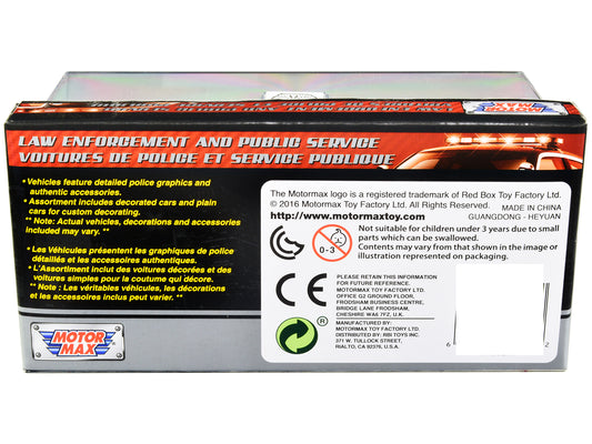 2022 Ford Police Interceptor Utility "RCMP (Royal Canadian Mounted Police)" White "Law Enforcement and Public Service" Series 1/43 Diecast Model Car by Motormax