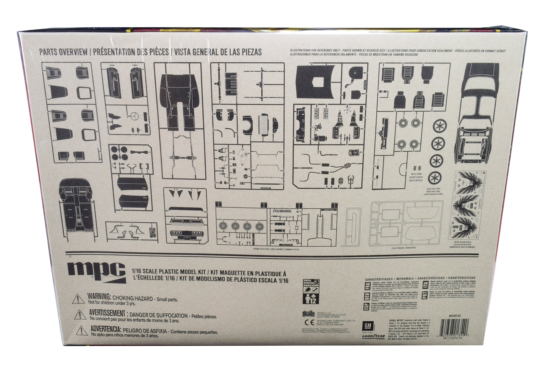 Skill 3 Model Kit 1979 Pontiac Firebird 1/16 Scale Model by MPC