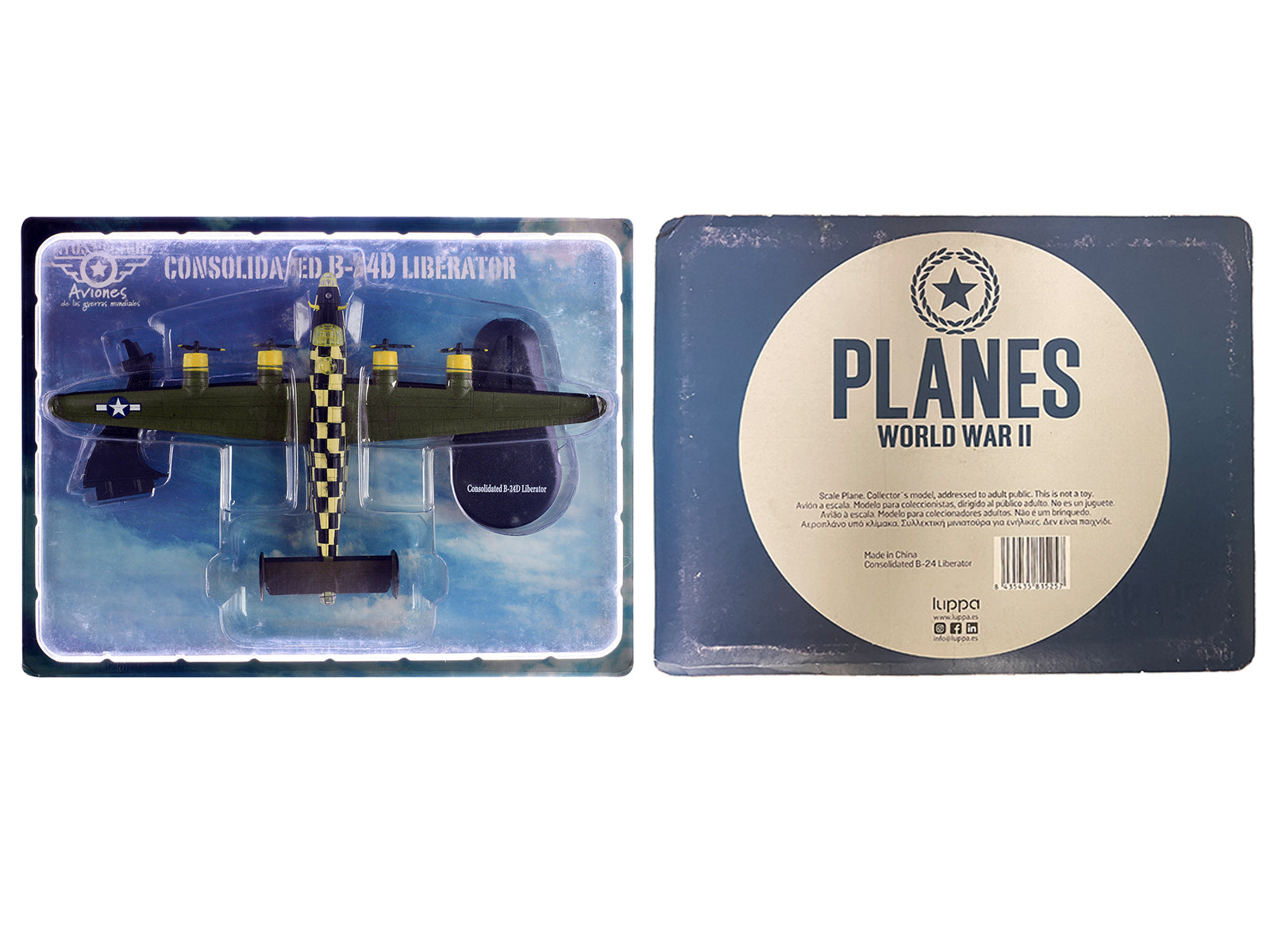 Consolidated B-24D Liberator Aircraft "You Cawn't Miss It 448th Bombardment Group 8th Air Force" (1944) British Royal Air Force 1/144 Diecast Model Airplane by Mitos Del Aire