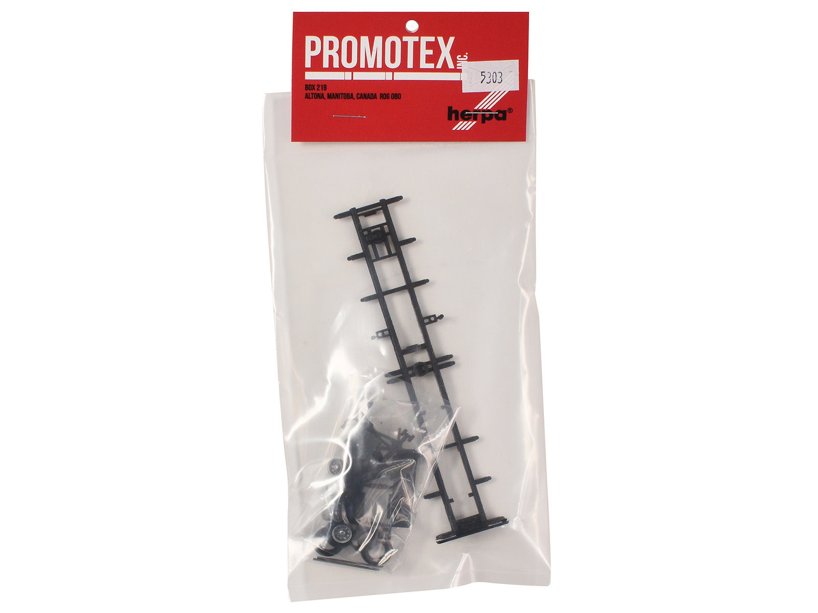 Container Chassis for 2-Axle 40ft Trailer 1/87 (HO) Plastic Model by Promotex