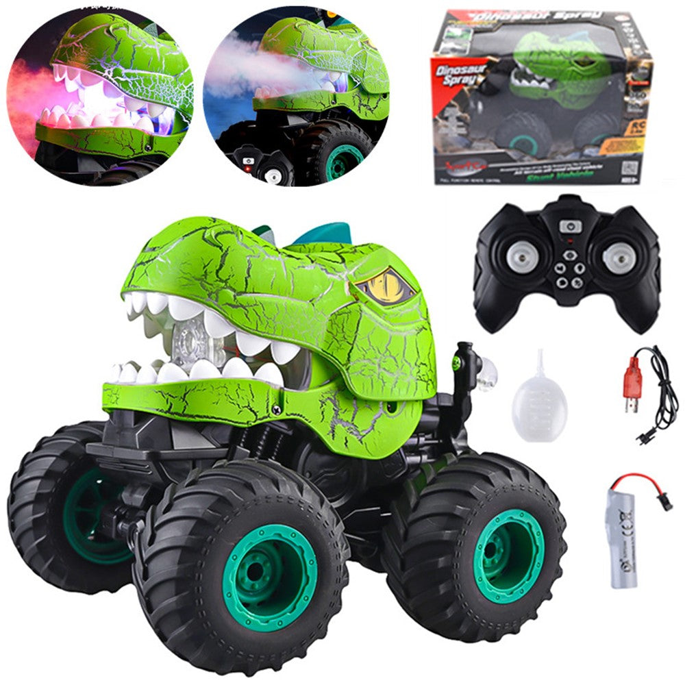 YL-101 2.4G RC Off-Road Car Spray Dinosaur Toy with Light and Sound Effects for Kids Boys