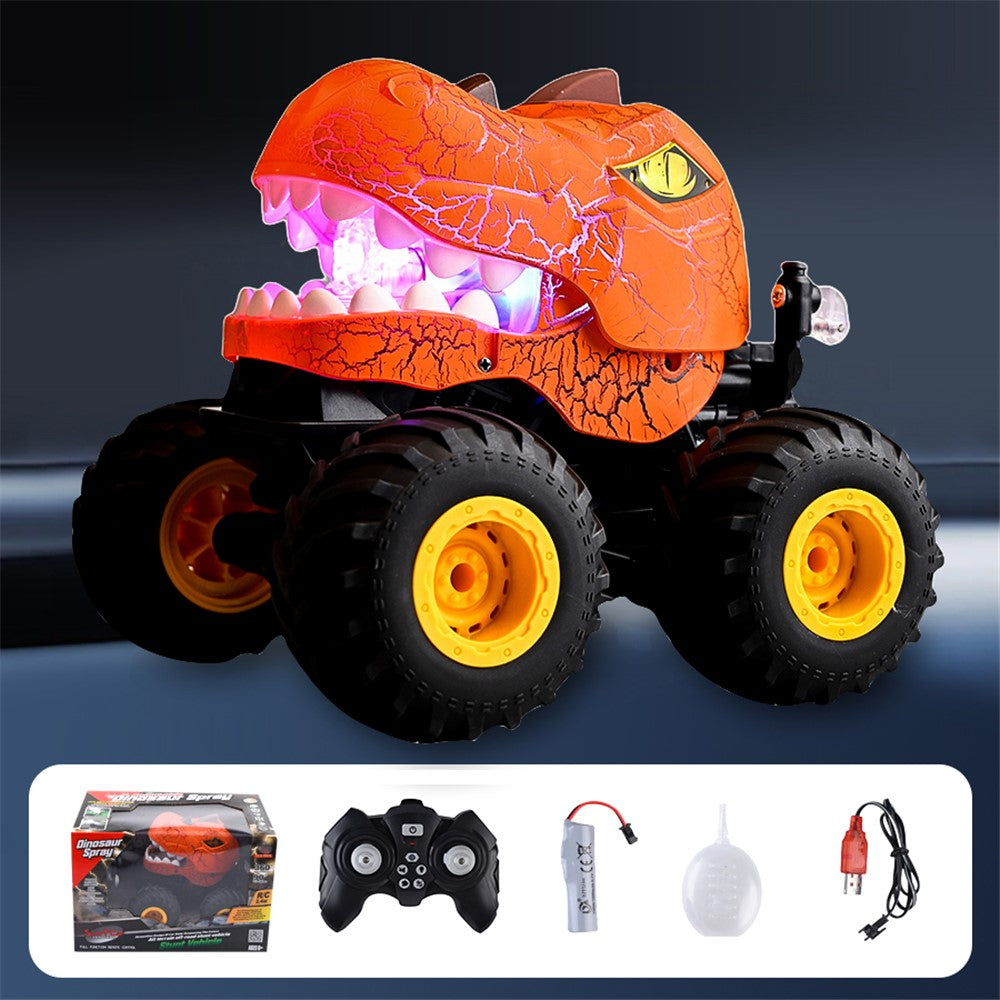 YL-101 2.4G RC Off-Road Car Spray Dinosaur Toy with Light and Sound Effects for Kids Boys