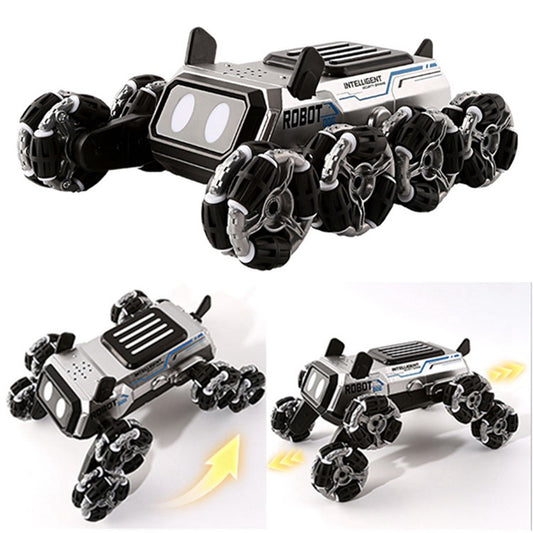 YL-120 2.4G RC Car 8-Wheel Robot Dog Stunt Vehicle Climbing Deformation Drift Remote Control Toy