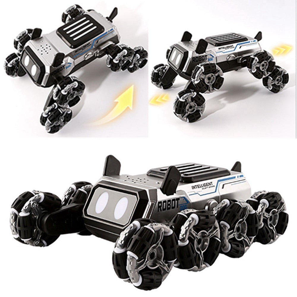 YL-120 2.4G RC Car 8-Wheel Robot Dog Stunt Vehicle Climbing Deformation Drift Remote Control Toy