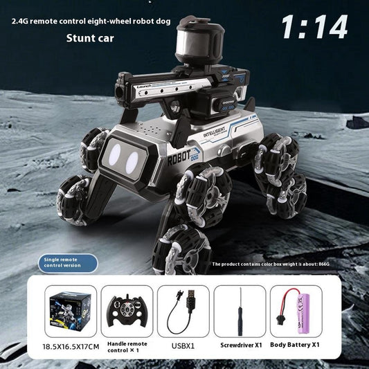 2.4G RC Stunt Car 8-Wheel Transforming Off-Road Climbing Drift Vehicle Remote Control Toy
