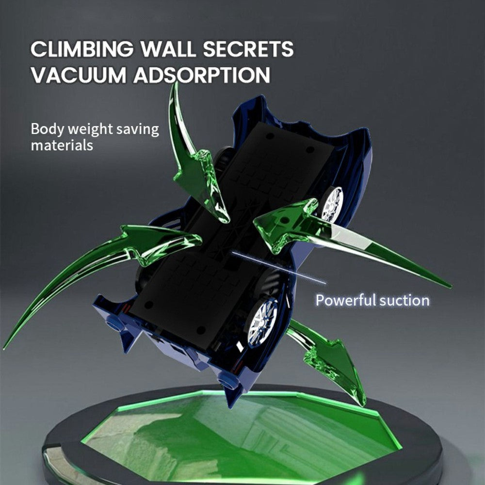 YT6620 2.4G Remote Control Wall Climbing Car Ceiling Ground Glass Surface Driving Stunt RC Vehicle