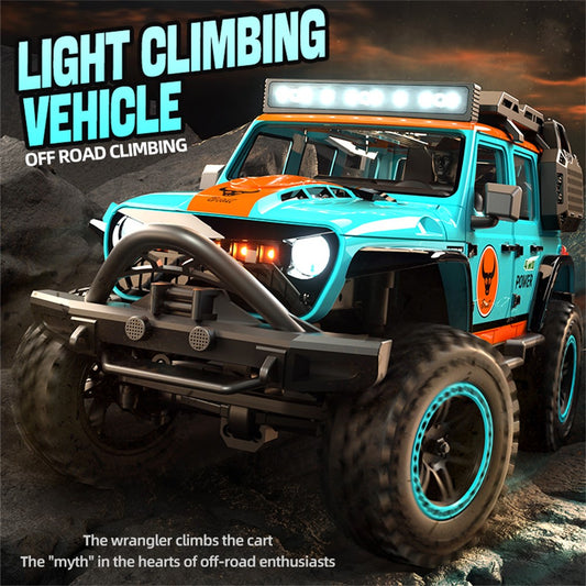 ZLL SG206PRO Brushed Motor RC Rock Crawler 1 / 20 Scale 4WD Off Road Vehicle with LED Light High Speed Car Toy, Single Battery