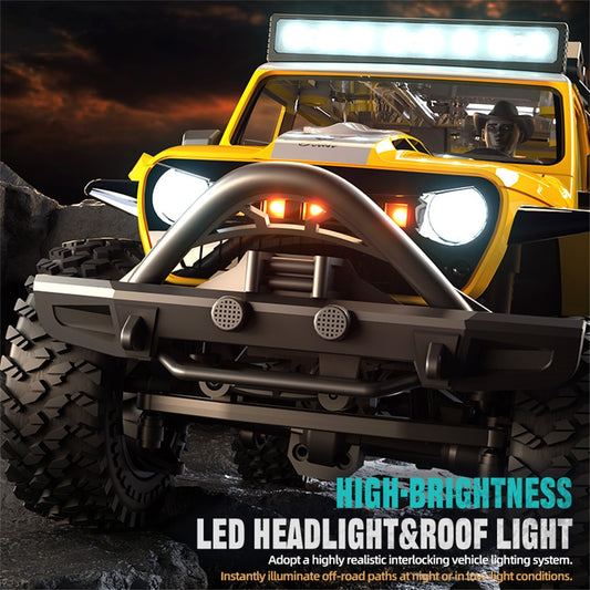 ZLL SG206MAX Brushless Motor 1:20 RC Climbing Car 4WD High Speed Vehicle with LED Light, Dual Battery