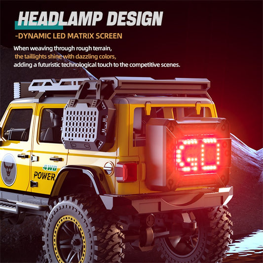 ZLL SG206MAX Brushless Motor 1:20 RC Climbing Car 4WD High Speed Vehicle with LED Light, Single Battery
