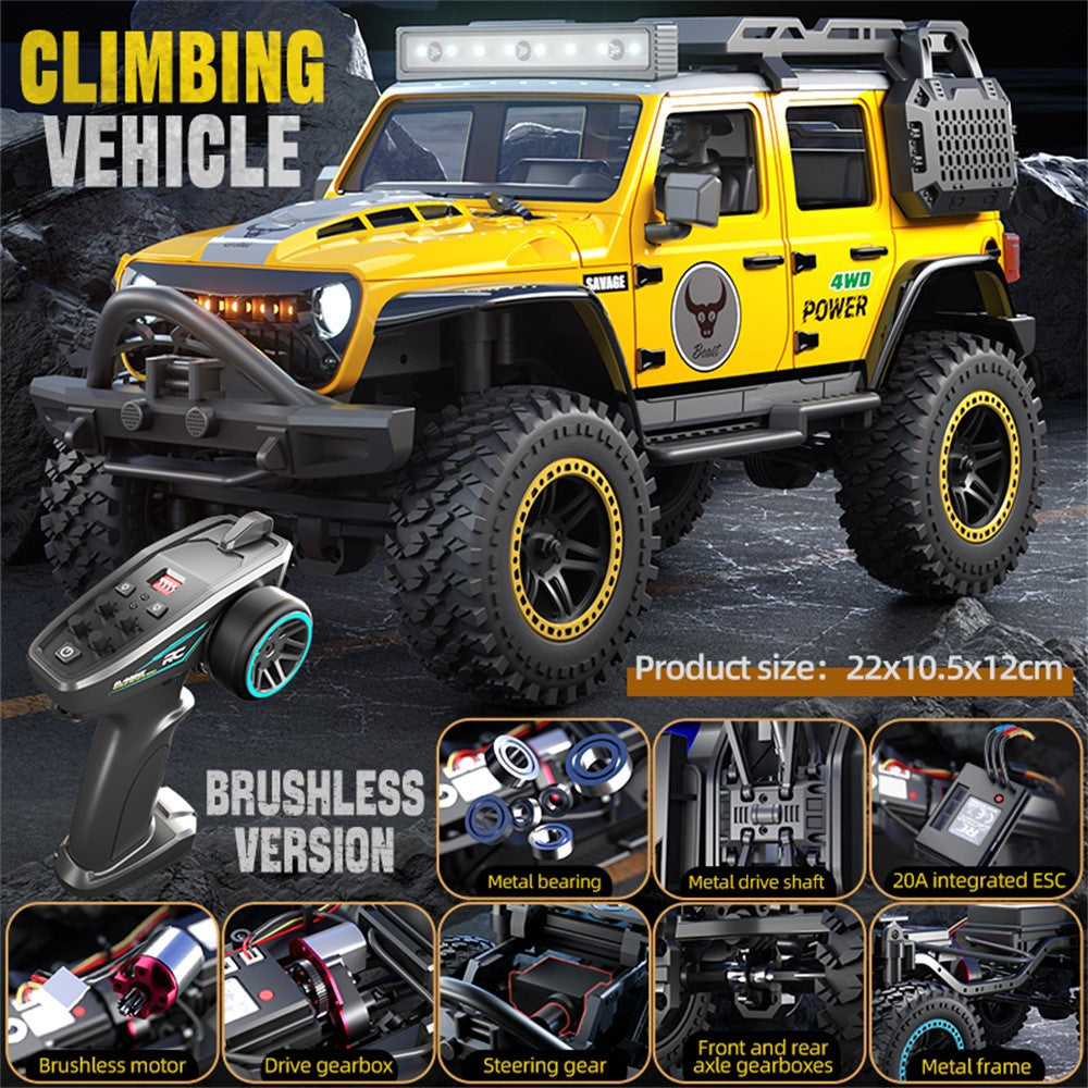 ZLL SG206MAX Brushless Motor 1:20 RC Climbing Car 4WD High Speed Vehicle with LED Light, Single Battery