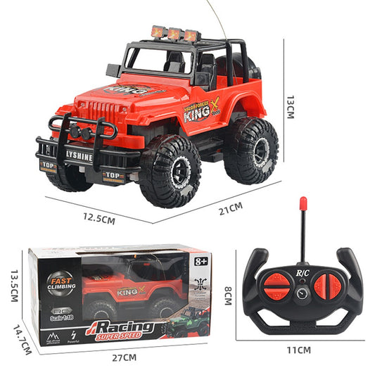 LX6066 Children 1 / 18 4CH RC Off-Road Vehicle Remote Control Electric Car Model Toys with Lights