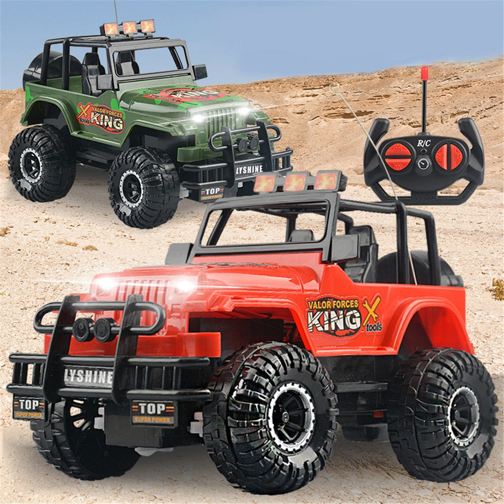 LX6066 Children 1 / 18 4CH RC Off-Road Vehicle Remote Control Electric Car Model Toys with Lights