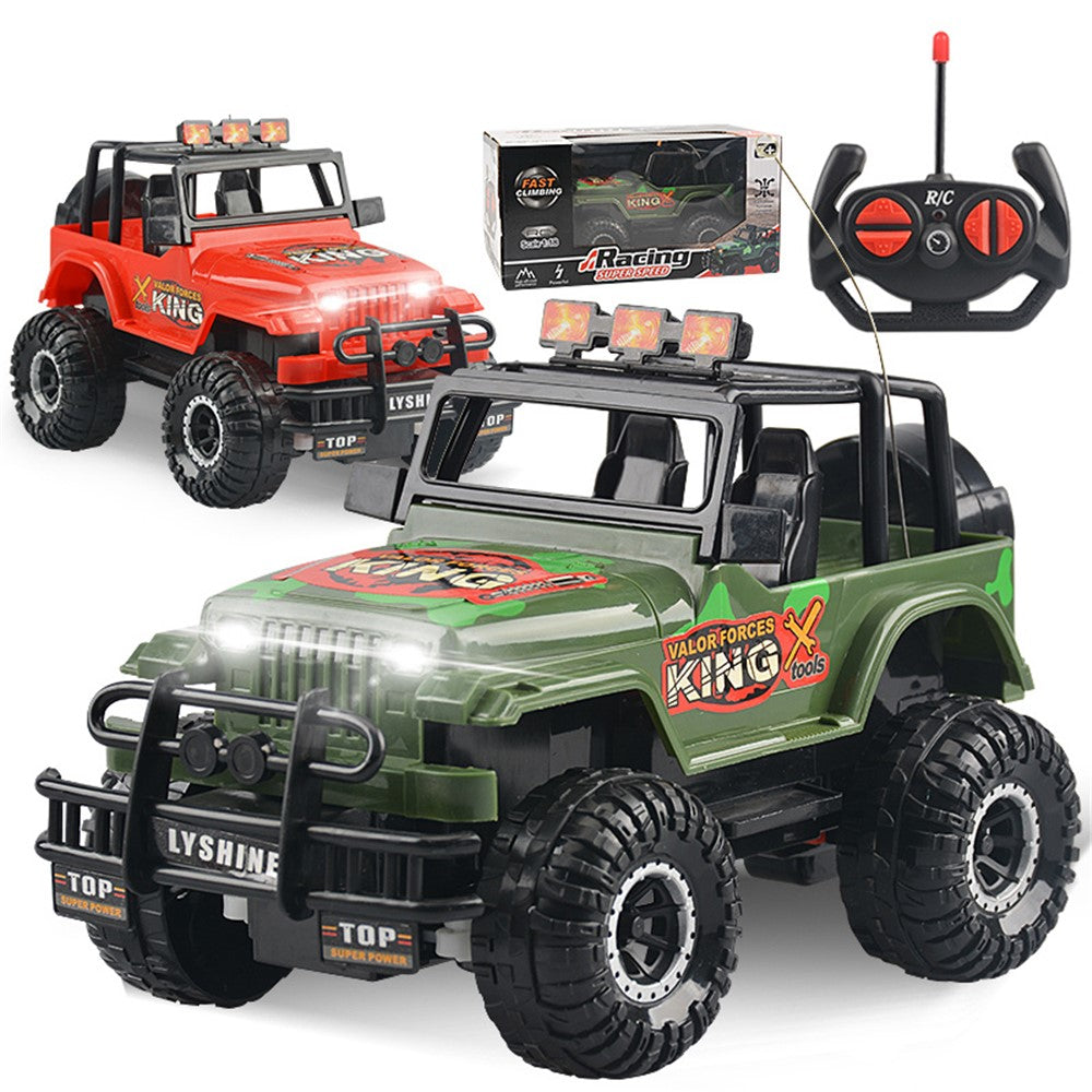 LX6066 Children 1 / 18 4CH RC Off-Road Vehicle Remote Control Electric Car Model Toys with Lights