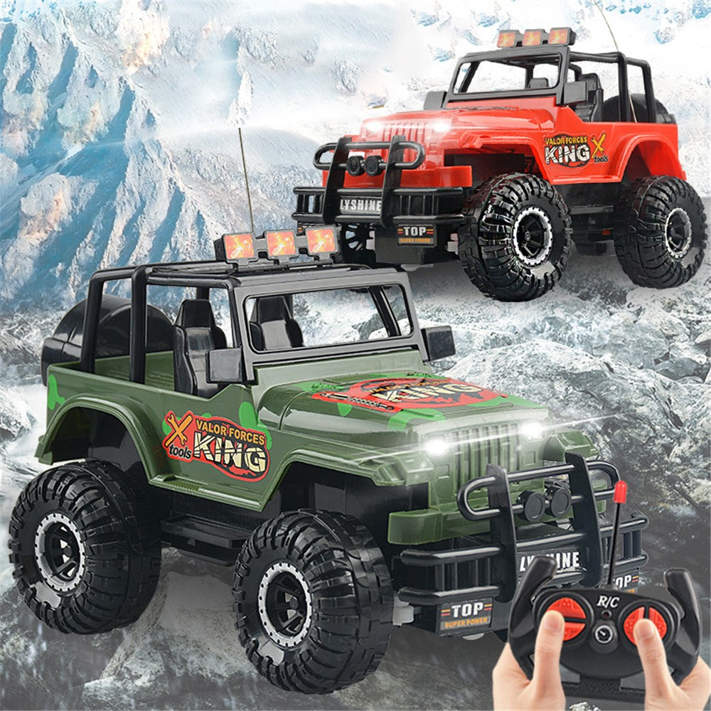 LX6066 Children 1 / 18 4CH RC Off-Road Vehicle Remote Control Electric Car Model Toys with Lights