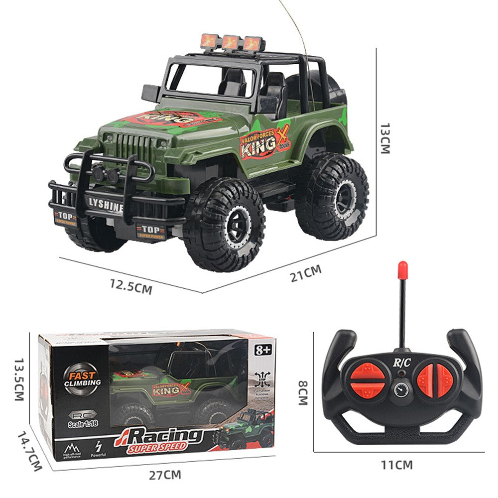 LX6066 Children 1 / 18 4CH RC Off-Road Vehicle Remote Control Electric Car Model Toys with Lights