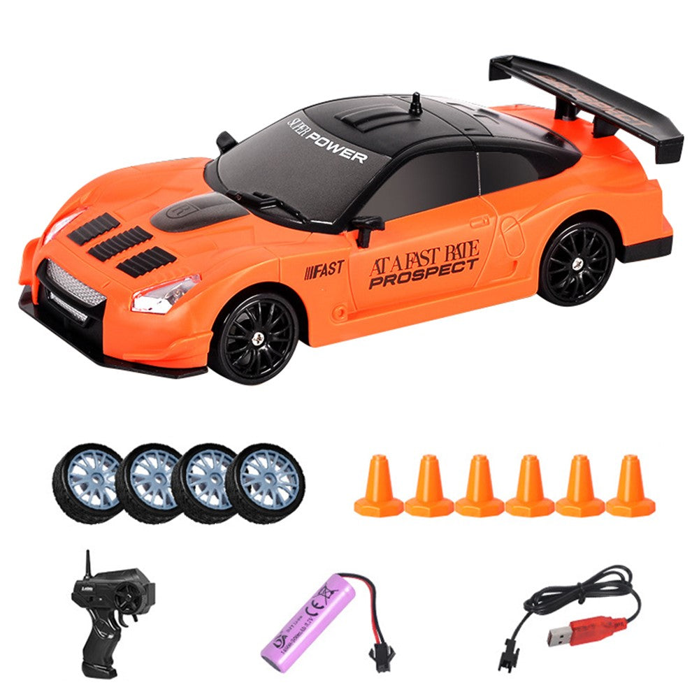 RC Drift Car 1 / 24 2.4GHz 4-Wheel Remote Control Racing On-Road Vehicle Kids Boy Toy (Classic Version)