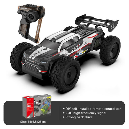 SULONG 1:18 DIY RC Car 2.4G Remote Control Assembly Car Kids Boys Toy